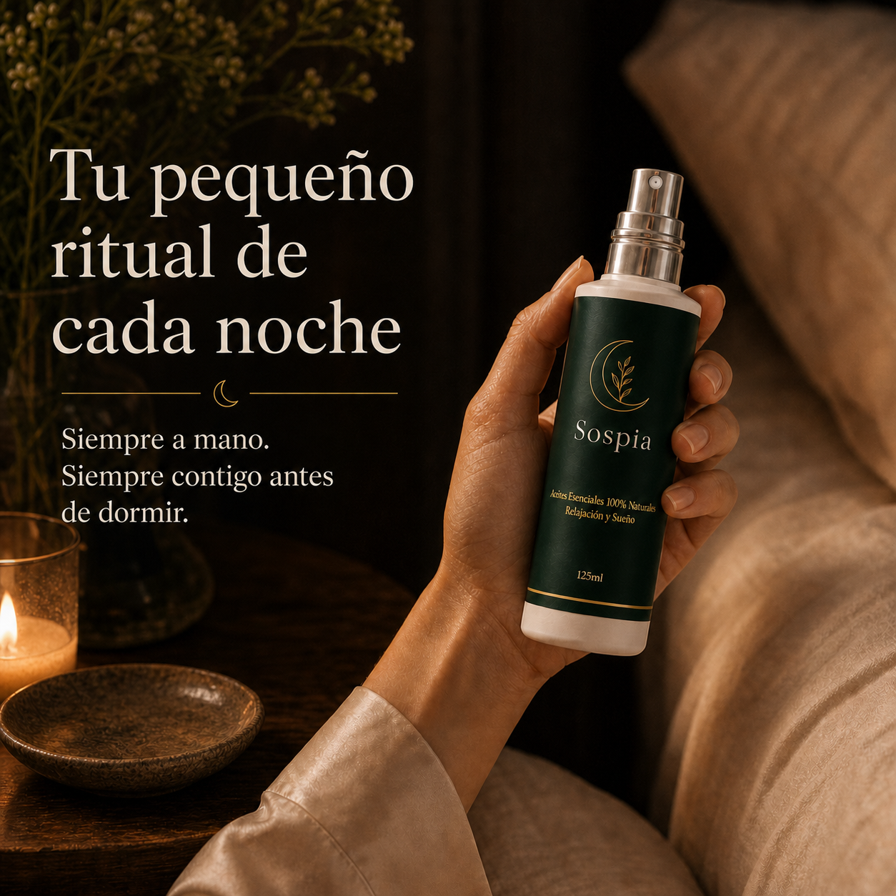 Fórmula natural de doble activación para dormir sin interrupciones