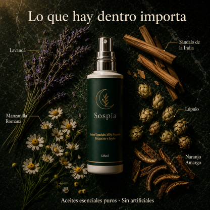 Fórmula natural de doble activación para dormir sin interrupciones
